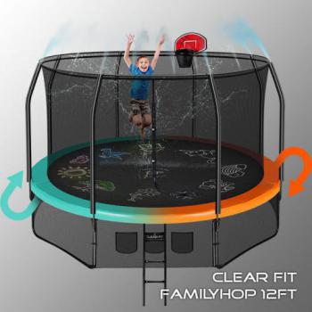Каркасный батут Clear Fit FamilyHop 12Ft - Подарки для детей