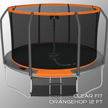 Каркасный батут Clear Fit OrangeHop 12Ft swat - Подарки для детей