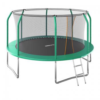 Батут UNIX Line Премиальный / Supreme Basic 12 ft (366 см) зеленый TRUSUB12G proven quality - Подарки для детей