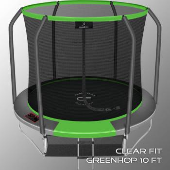 Каркасный батут Clear Fit GreenHop 10Ft уличный спортдоставка - Подарки для детей