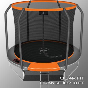 Каркасный батут Clear Fit OrangeHop 10Ft уличный кумитеспорт - Подарки для детей