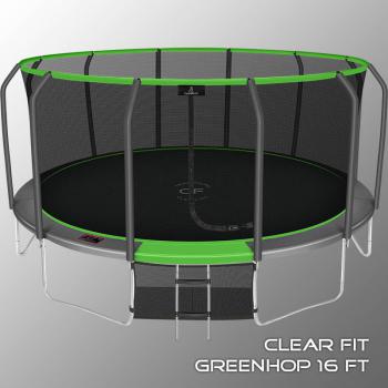 Каркасный батут Clear Fit GreenHop 16Ft спортдоставка - Подарки для детей
