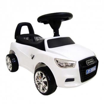 Детский толокар JY-Z01A MP3 белый - Подарки для детей