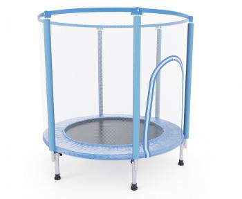 Батут детский DFC FOLDING 40" синий с сеткой TKIDS40B для дома кулан - Подарки для детей