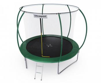 Батут DFC ULTRASPORT 10 ft с внутренней сеткой / лестница в комплекте proven quality - Подарки для детей