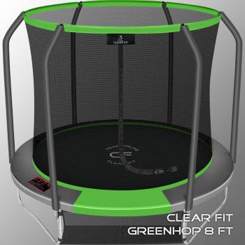 Каркасный батут Clear Fit GreenHop 8Ft спортдоставка - Подарки для детей
