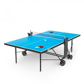 Теннисный стол UNIX Line для улицы компактный Compact Outdoor 6 мм ACP синий TT6COUTBL - Подарки для детей