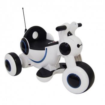 Детский электромотоцикл HL300 белый роспитспорт - Подарки для детей