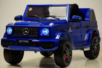 Детский электромобиль Mercedes-AMG G63 O777OO)i синий глянец - Подарки для детей