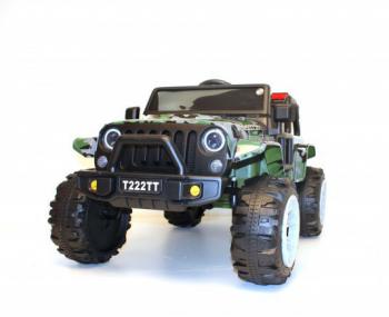 Детский электромобиль T222TT камуфляж - Подарки для детей
