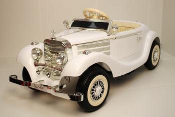 Детский электромобиль Mercedes-Benz Typ 540K M111MM белый - Подарки для детей