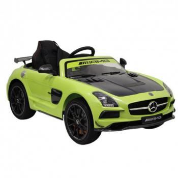 Детский электромобиль Mercedes-Benz SLS Vip-Carbon A333AA зеленый - Подарки для детей
