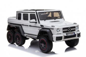 Детский электромобиль Mercedes-AMG G63 P777PP белый - Подарки для детей