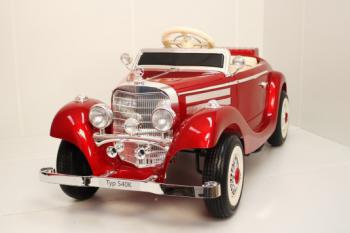 Детский электромобиль Mercedes-Benz Typ 540K M111MM вишневый глянец - Подарки для детей