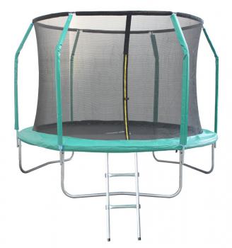 Батут 10FT 3,05м с защитной сеткой внутрь с лестницей GB102011-10FT - Подарки для детей