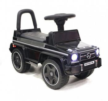 Детский толокар Mercedes-Benz G63 JQ663 черный-кожа - Подарки для детей