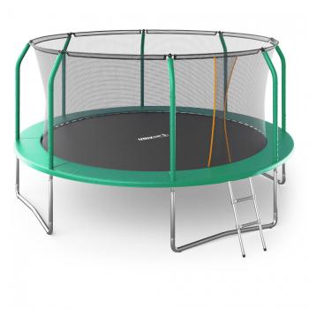 Батут UNIX Line Премиальный / Supreme Basic 14 ft (427 см) зеленый TRUSUB14G vasilgym - Подарки для детей