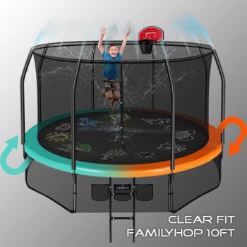 Каркасный батут Clear Fit FamilyHop 10Ft - Подарки для детей