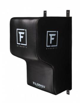 Подушка апперкотная Г-образная большая onePRO FILIPPOV из натуральной кожи 75см/42см/50см черный - Подарки для детей