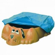Детская пластиковая песочница мини-бассейн "Собачка с покрытием" Marian Plast 431 - Подарки для детей