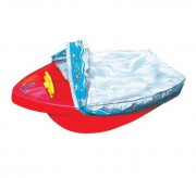 Детская пластиковая песочница мини-бассейн "Лодочка с покрытием" Marian Plast 311 - Подарки для детей