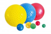 Гимнастический мяч Flexter Body Massage Ball массажный 75 см с насосом - Подарки для детей