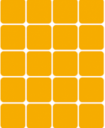 Наклейки COVA™SPORT "Квадрат" 333-167 светоотражающие 100Х85 мм (желтый) - Подарки для детей