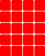 Наклейки COVA™SPORT "Квадрат" 333-169 светоотражающие 100Х85 мм (красный) - Подарки для детей