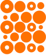 Наклейки COVA™SPORT "Круг" 333-196 светоотражающие 100Х85 мм (оранжевый) - Подарки для детей