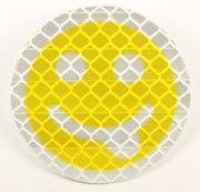 Значок COVA™SPORT 333-292 светоотражающий "Смайл дразнящий" (желтый) d55мм - Подарки для детей