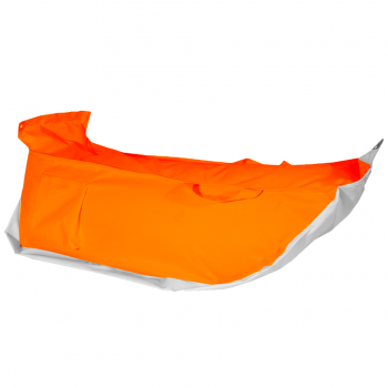 Санки надувные альпийские 1 местные 105х35х40 см PROTECT™ (цвет оранжевый) - Подарки для детей